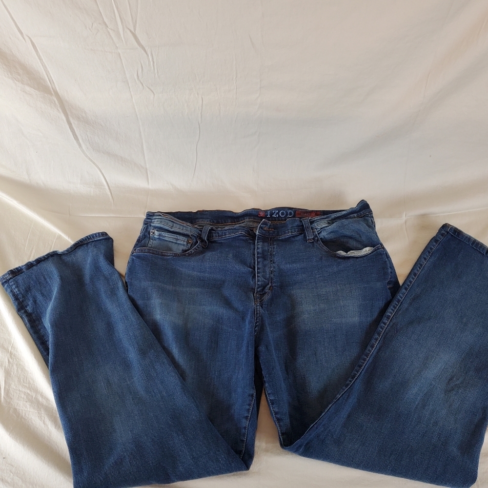 Mens Izod Jeans Relaxed Fit 42x32